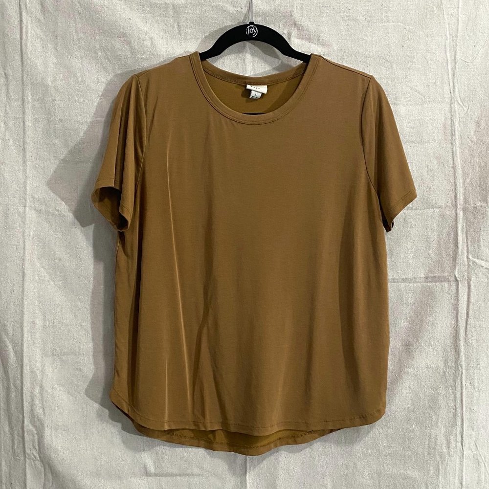 Tan colored Tshirt Top